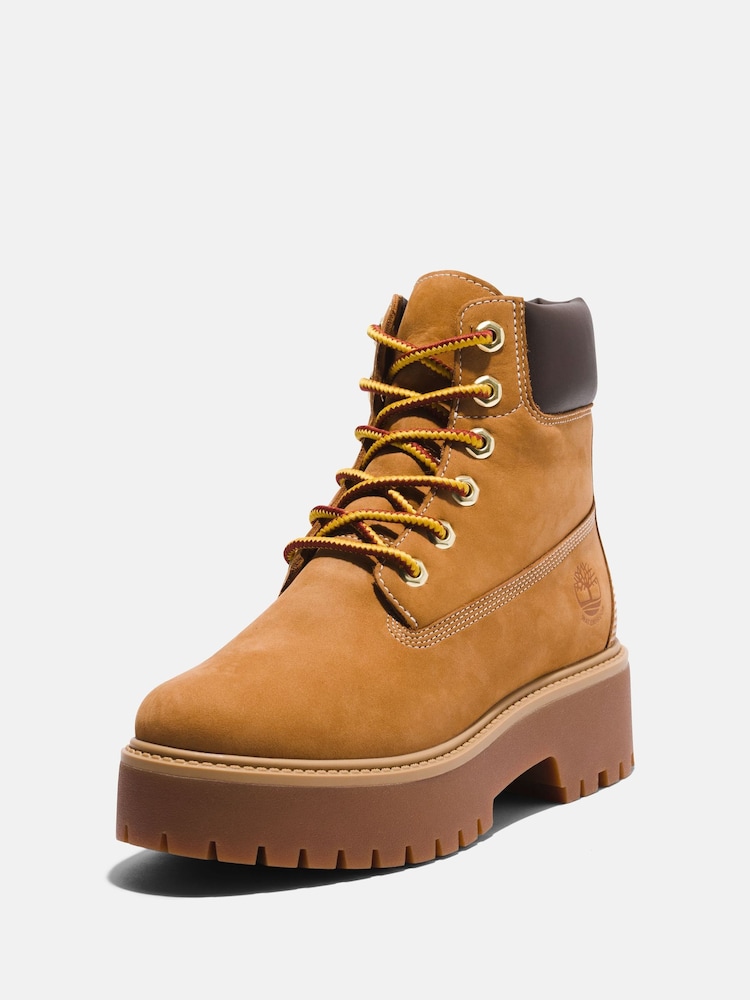Timberland Platform Stone Street 6 Inch Brown Boots - Image 6 of 8