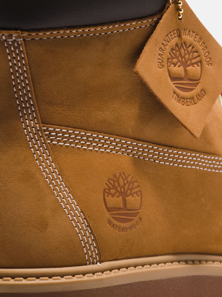 Botas de plataforma plana en color marrón piedra con diseño casual de 6" de Timberland - Imagen 8 de 8