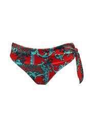 Pour Moi Red Roll Top Cannes Bikini Briefs - Image 3 of 4