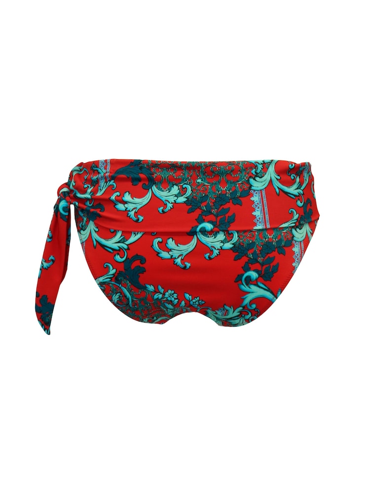 Pour Moi Red Roll Top Cannes Bikini Briefs - Image 4 of 4