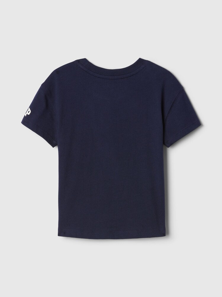 Gap Blue Cars Disney Cars Lightning McQueen Cotton Short Sleeve T-Shirt (12mths-5yrs) - Image 2 of 2 Gap Blue Cars Disney Cars Lightning McQueen Cotton Short Sleeve T-Shirt (12mths-5yrs) - Image 2 of 2