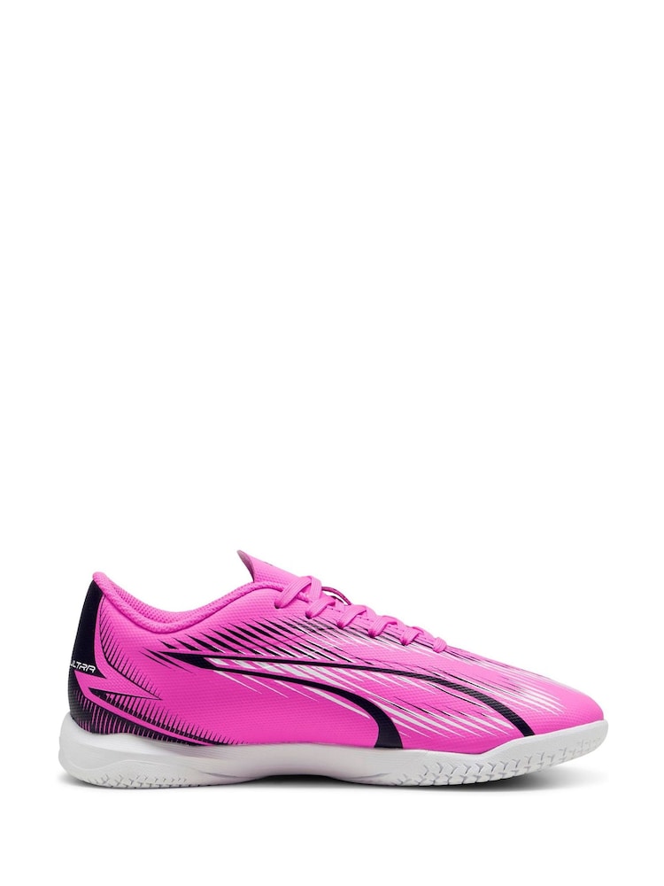 Puma Pink Unisex Kids Ultra Play It Football Boots - Image 1 of 5