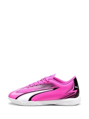Puma Pink Unisex Kids Ultra Play It Football Boots - Image 2 of 5