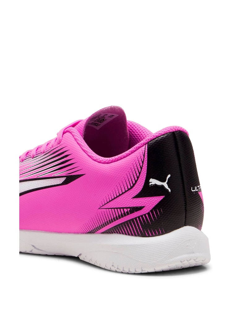 Puma Pink Unisex Kids Ultra Play It Football Boots - Image 5 of 5