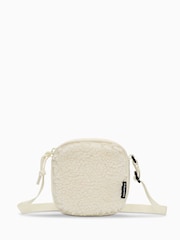 Converse Cream Sherpa Floating Pocket Winter Bag - Image 1 of 5