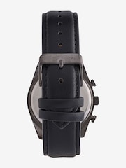 Black Casual Watch with Green Dial - Image 3 of 5