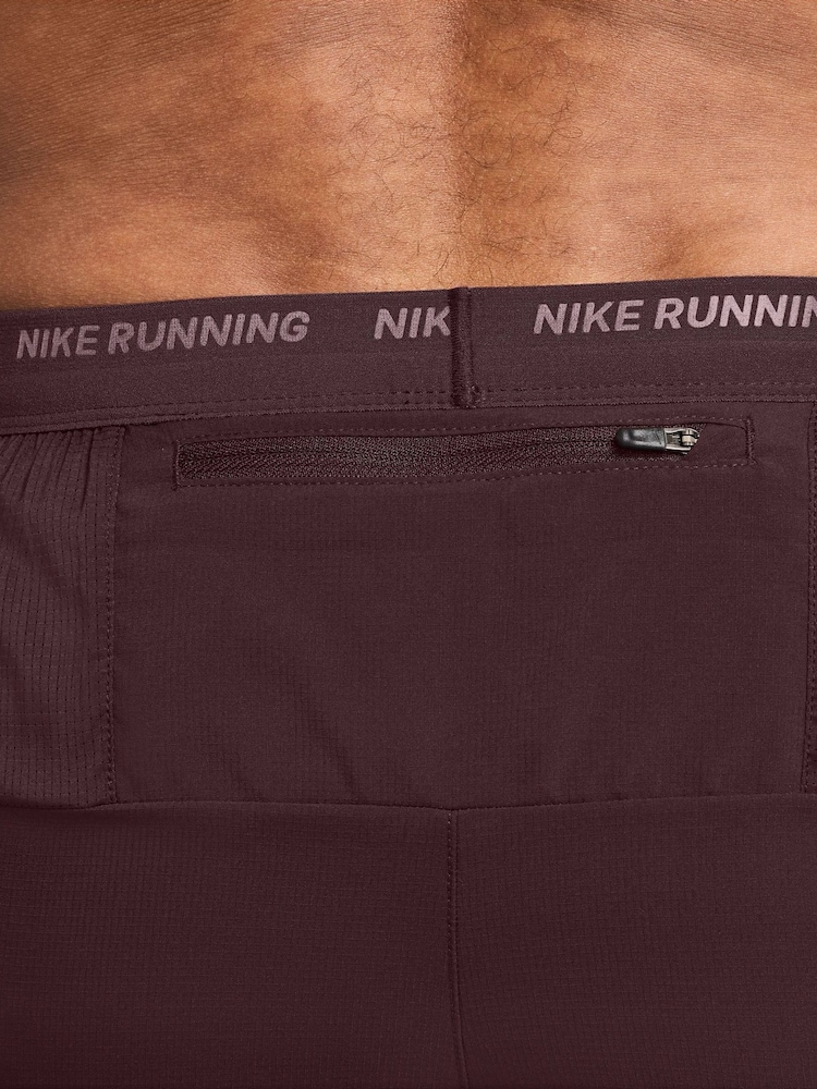 Nike Red Dri-FIT Stride 7 Inch Running Shorts - Image 4 of 4
