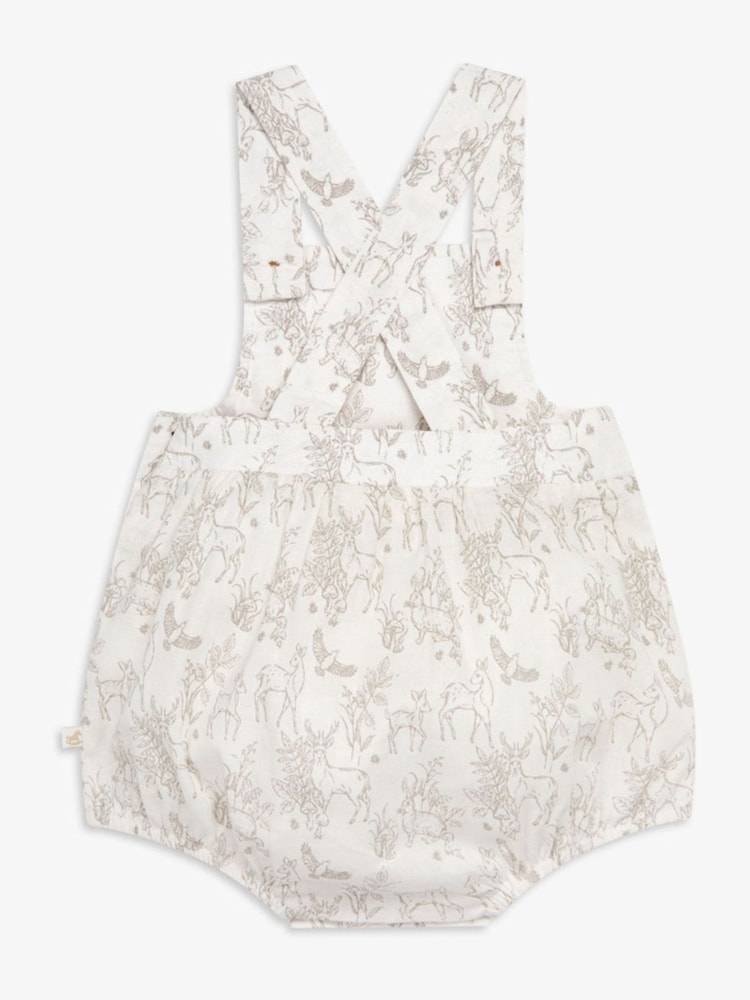 The Little Tailor Baby Woven 100% Cotton Rompersuit - Image 2 of 3
