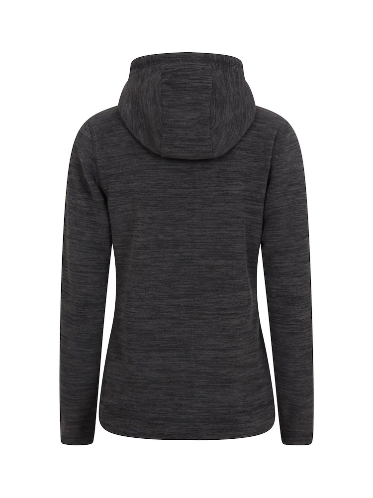 Mountain Warehouse Black Womens Snowdonia Fleece Hoodie - Image 5 of 5