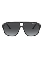 Armani Exchange Ax4104S Rectangle Black Sunglasses - Image 2 of 9