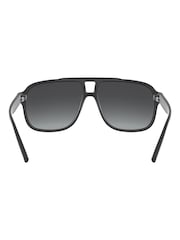 Armani Exchange Ax4104S Rectangle Black Sunglasses - Image 4 of 9