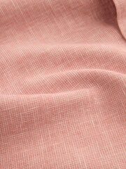White/Blue/Pink Short Sleeve Linen Blend Oxford Shirts 3 Pack - Image 12 of 12