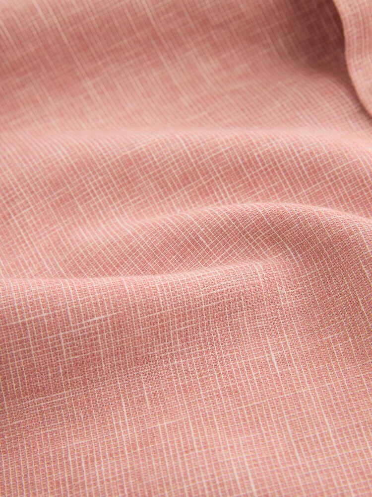White/Blue/Pink Short Sleeve Linen Blend Oxford Shirts 3 Pack - Image 12 of 12