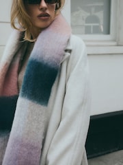 Pastel Stripe Heavyweight Blanket Scarf - Image 5 of 8