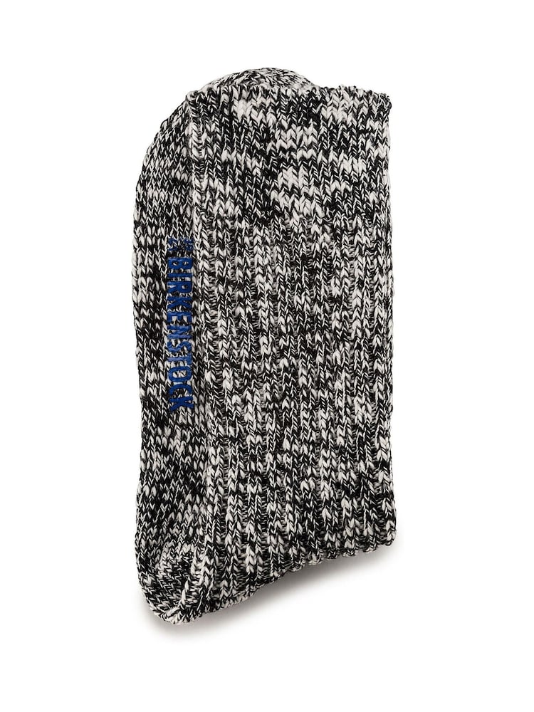 Birkenstock Grey 100% Cotton Slub Socks - Image 5 of 5 Birkenstock Grey 100% Cotton Slub Socks - Image 5 of 5