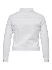 ONLY Curve White Denim Jacket - Image 6 of 6