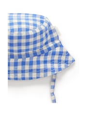 Purebaby Gingham Hat - Image 2 of 4