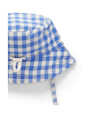 Purebaby Gingham Hat - Image 3 of 4