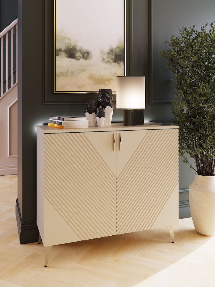 Frank Olsen Antique White AVA Two Door SMART Sideboard - Image 1 of 9