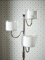 Laura Ashley Chrome Southwell 3 Light Floor Lamp - Image 4 of 5