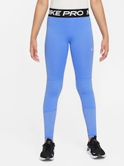 Nike Blue Pro Dri-FIT Leggings - Image 1 of 3