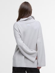 Barbour® International Franchesca Funnel Neck Half Zip Knitted Jumper - Image 3 of 6