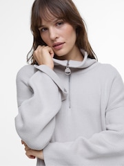 Barbour® International Franchesca Funnel Neck Half Zip Knitted Jumper - Image 4 of 6