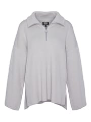 Barbour® International Franchesca Funnel Neck Half Zip Knitted Jumper - Image 6 of 6