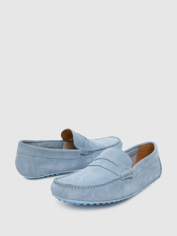 Schuh Russel Suede Driver Shoes - Image 4 of 4