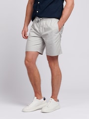 U.S. Polo Assn. Grey Mens Linen Blend Deck Shorts - Image 1 of 6
