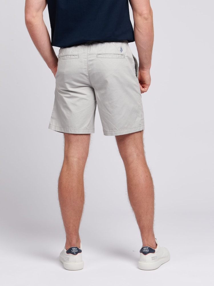 U.S. Polo Assn. Grey Mens Linen Blend Deck Shorts - Image 2 of 6