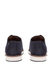 Jones Bootmaker Blue Lowen2 Suede Casual Lace-Up Shoes - Image 3 of 6