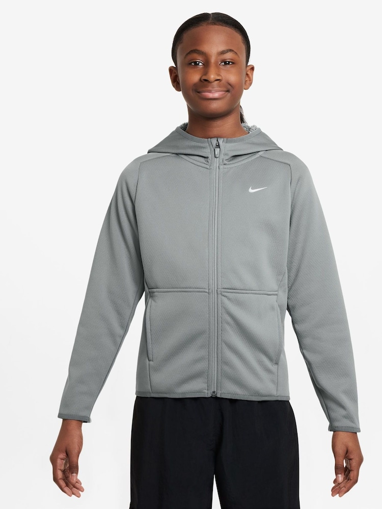 Nike Grey Sportswear Club Hoodie - Image 1 of 3