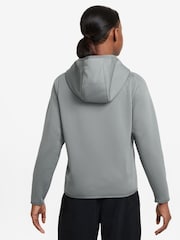 Nike Grey Sportswear Club Hoodie - Image 2 of 3