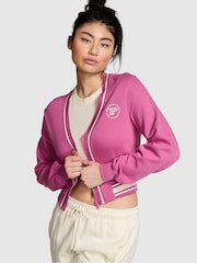 Victoria's Secret PINK Pink Violet Fleece Cardigan - Image 1 of 3
