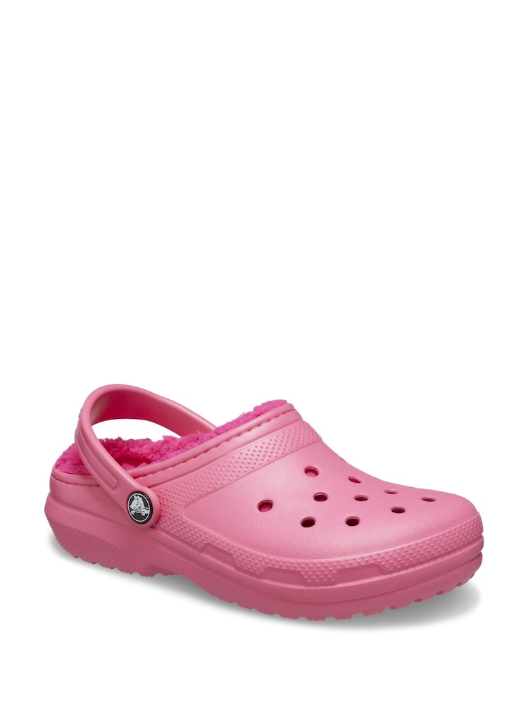 Crocs Rose Toddler Classic Lined Clogs - Image 1 of 4