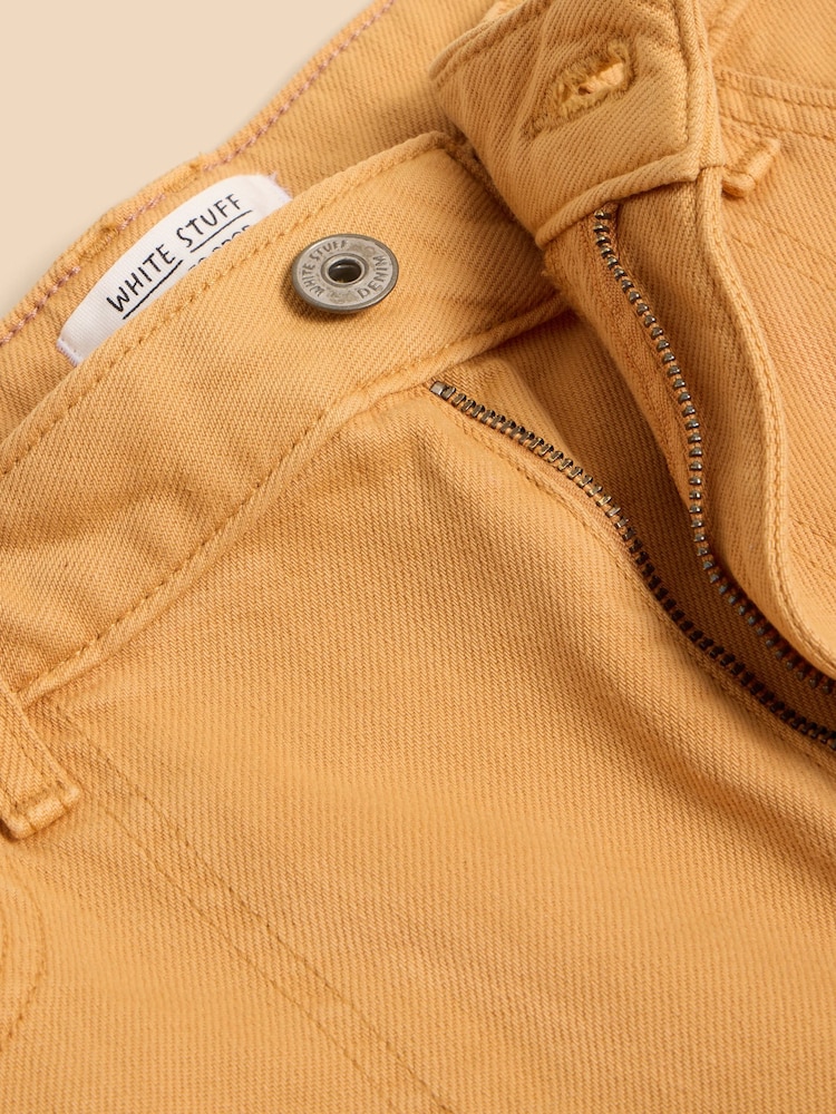 White Stuff Yellow Tia Wide Leg Crop Jeans - Image 5 of 5 White Stuff Yellow Tia Wide Leg Crop Jeans - Image 5 of 5