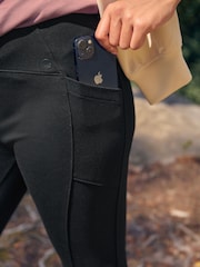 Black Elements Fleece Lined Leggings - Image 5 of 8