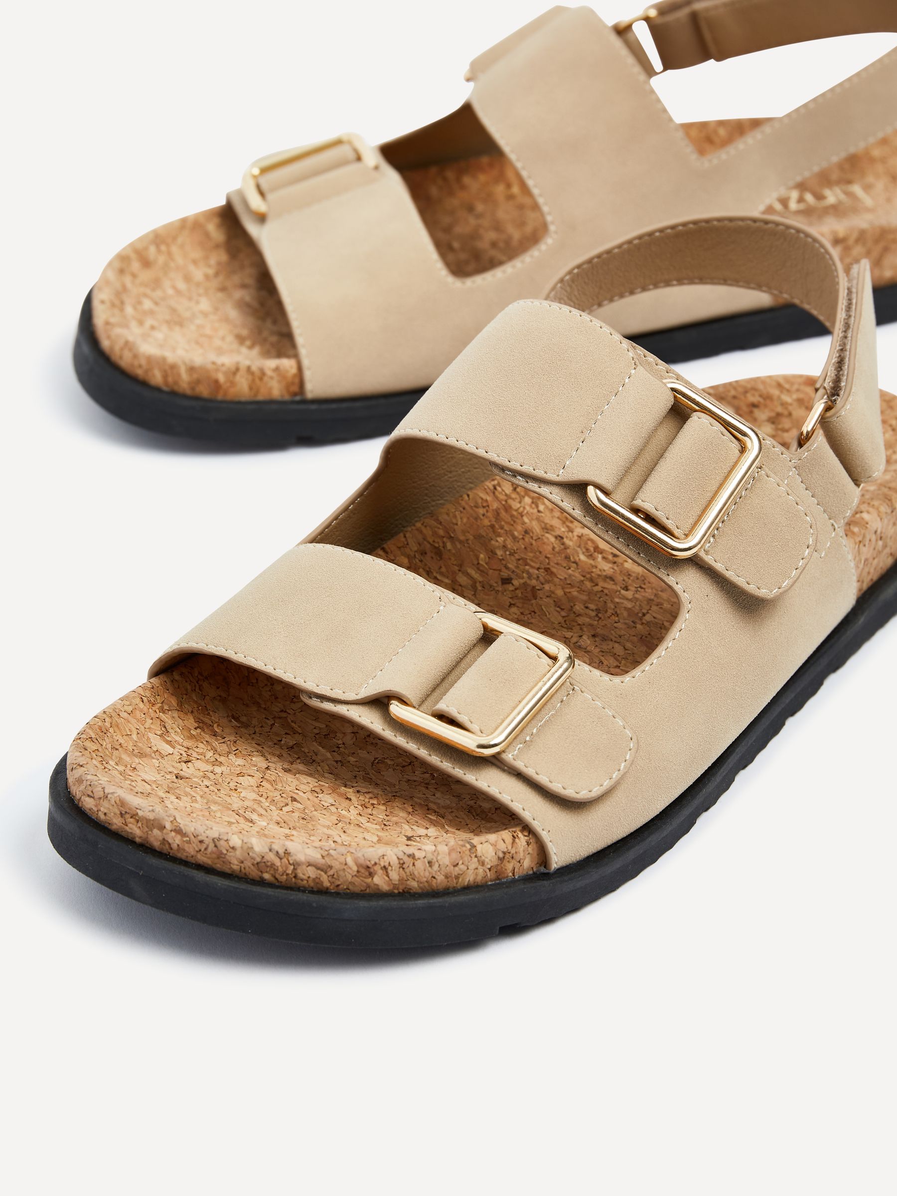 Nike 2 strap sandals with backstrap cheap