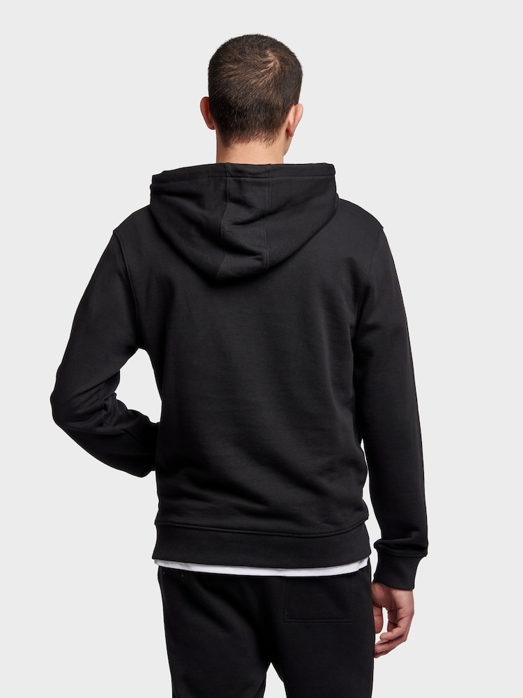 Penfield Black Mens Relaxed Fit Original Logo 100% Cotton Hoodie - Image 4 of 6