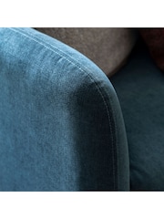 Gallery Home Dusty Blue Marylebone 3 Seater Sofa - Image 3 of 6
