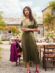 Seasalt Cornwall Green Evenglow Dress - Image 1 of 7