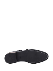 Hush Puppies Black David Leather Monk Shoes - Image 4 of 4