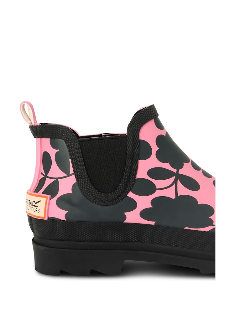 Regatta Pink Womens Orla Kiely Mid Wellies - Image 4 of 4