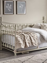 Julian Bowen Stone White Set of Versailles Daybed and Trundle - Image 1 of 7