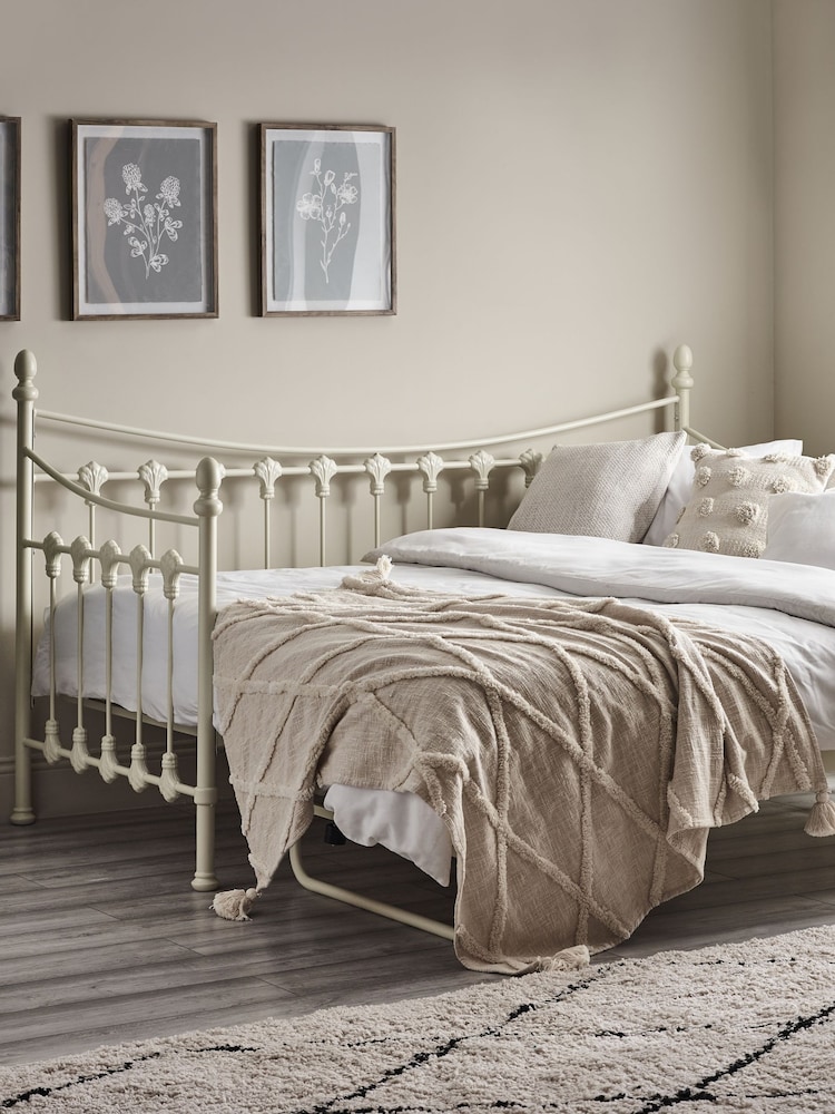 Julian Bowen Stone White Set of Versailles Daybed and Trundle - Image 2 of 7