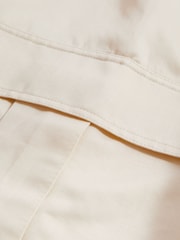 Reiss Beige Cecile Viscose-Linen Cargo Pocket Tunic Dress - Image 5 of 5