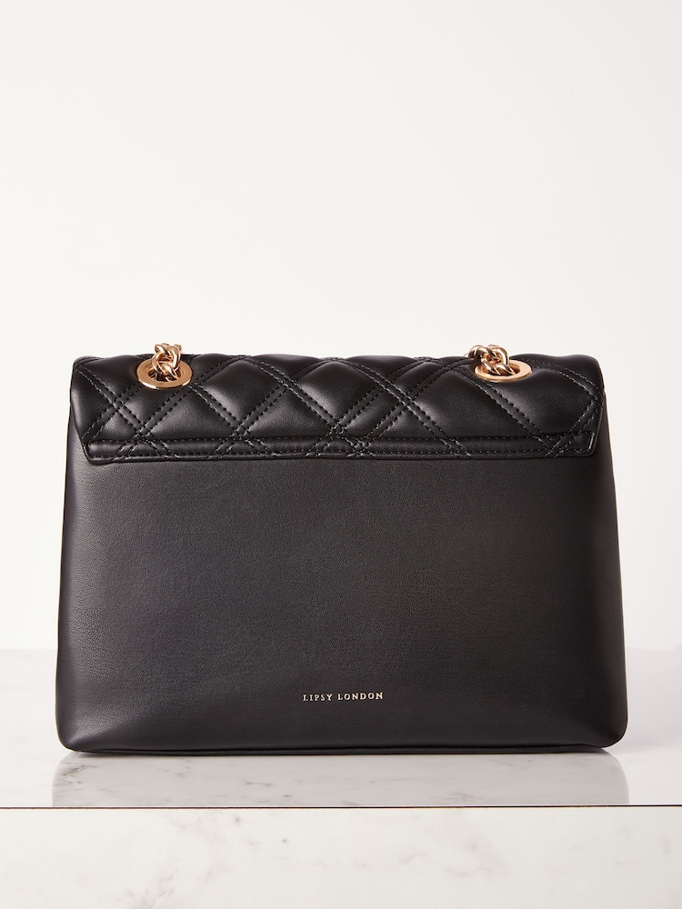 Lipsy Black Multiway Chain Crossbody Bag - Image 5 of 5