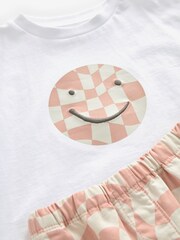 Pink 100% Cotton T-Shirts And Trousers Set (3mths-7yrs) - Image 8 of 9