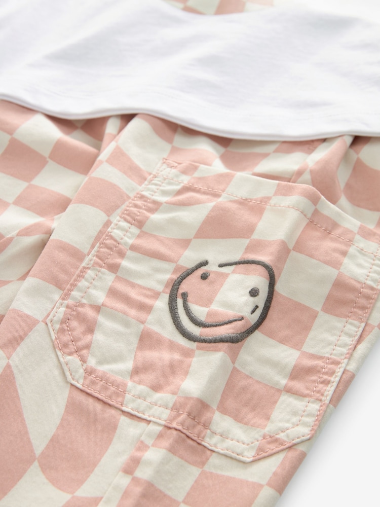 Pink 100% Cotton T-Shirts And Trousers Set (3mths-7yrs) - Image 9 of 9